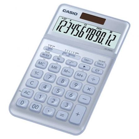 Casio My Style JW-200SC-BU Calculadora de Sobremesa 12 Dígitos Azul